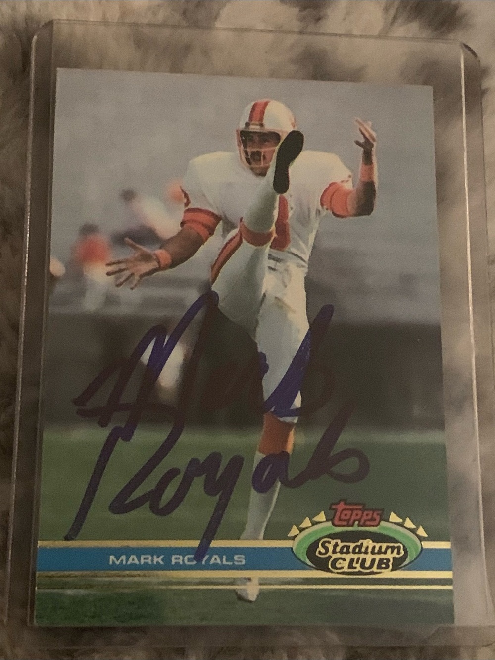 Mark Royals Autographed 1991 Topps Stadium Club Rookie Card